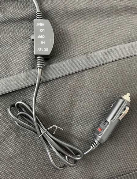 Накидка обогревающая сиденье автомобиля elegant 12в