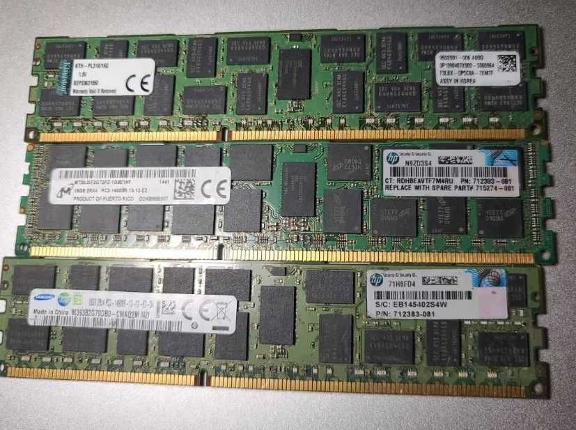 Оперативная Память Register DDR3 16GB 14900R 1866MHz ECC RDIMM