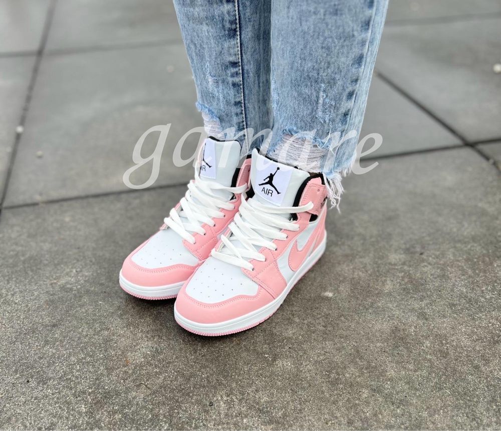 Nike air Jordan 1 różowe damskie buty jordan nowe sneakersy za kostkę