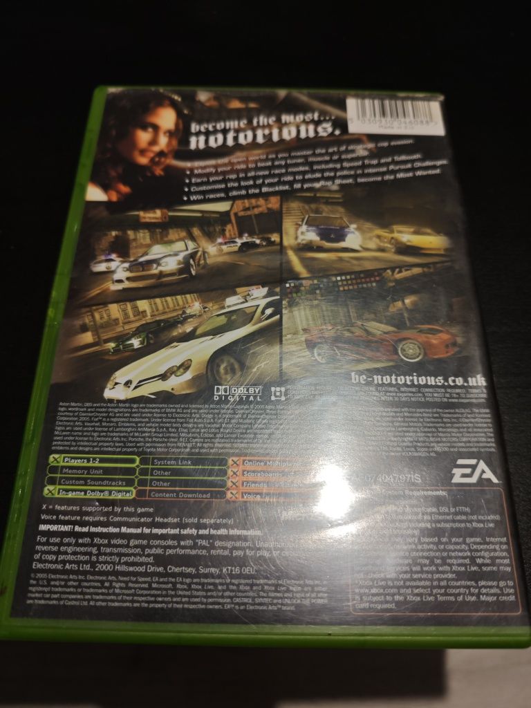 Need for Speed Most Wanted XBOX