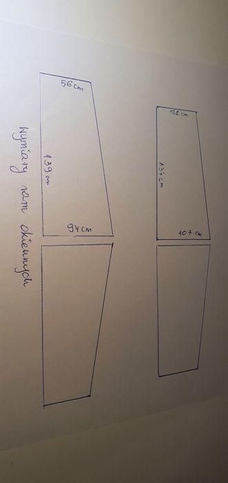 Okna trapezowe dwuszybowe