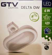 Oprawa LED  DELTA OW z czujnikiem ruchu  230V 6W 400lm 4000K