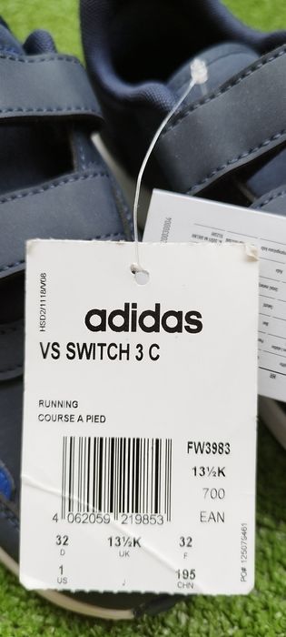 NOWE Buty dziecięce Adidas Switch FW3983 r.32 granat