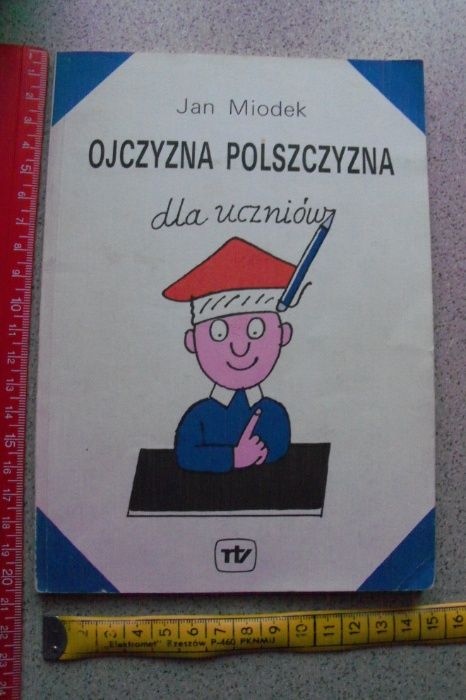 Książka "Ojczyzna polszczyzna dla uczniów" Jan Miodek wyd.I 1990