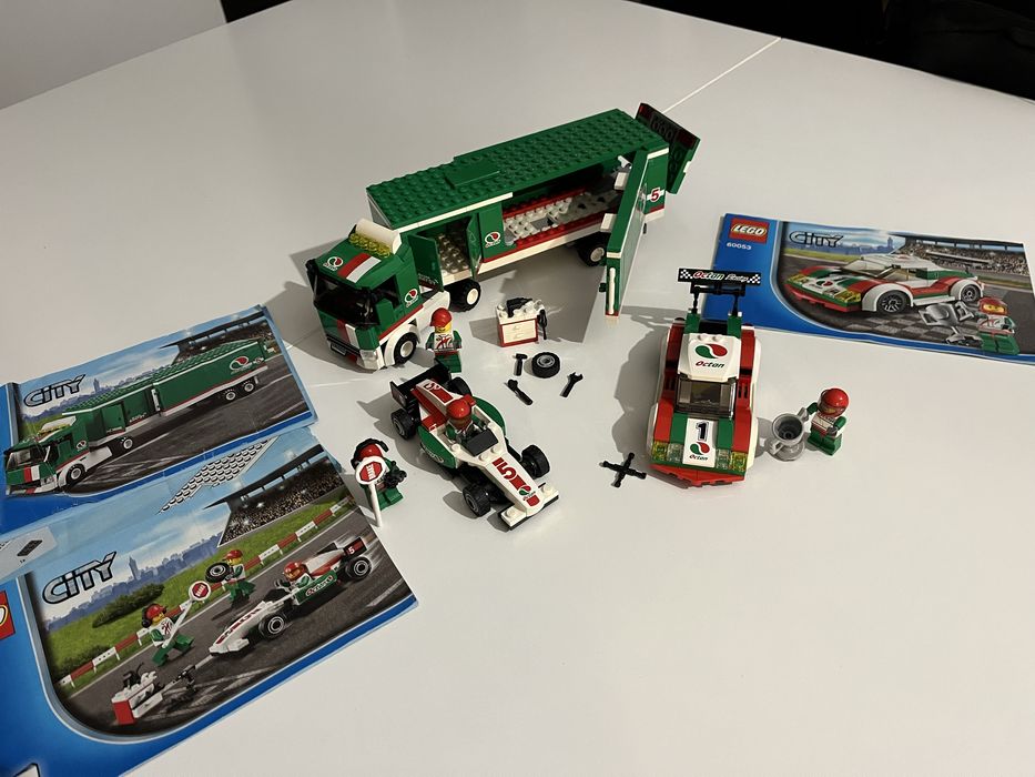 Lego City Grand Prix 2 zestawy 60025; 60053 Octan