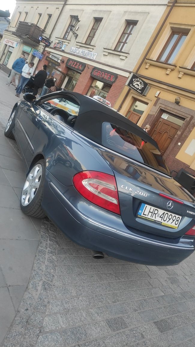 Mercedes CLK 200 Cabrio,100%sprawne, paragony z napraw na ponad 11tyś
