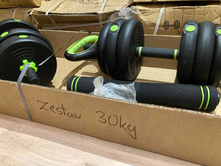 Domowy Zestaw Hantli Ketla Sztangi 2*15 kg