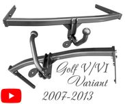 фаркоп гольф 5 фаркоп гольф 6 универсал VW Golf V VI variant 2007-2013