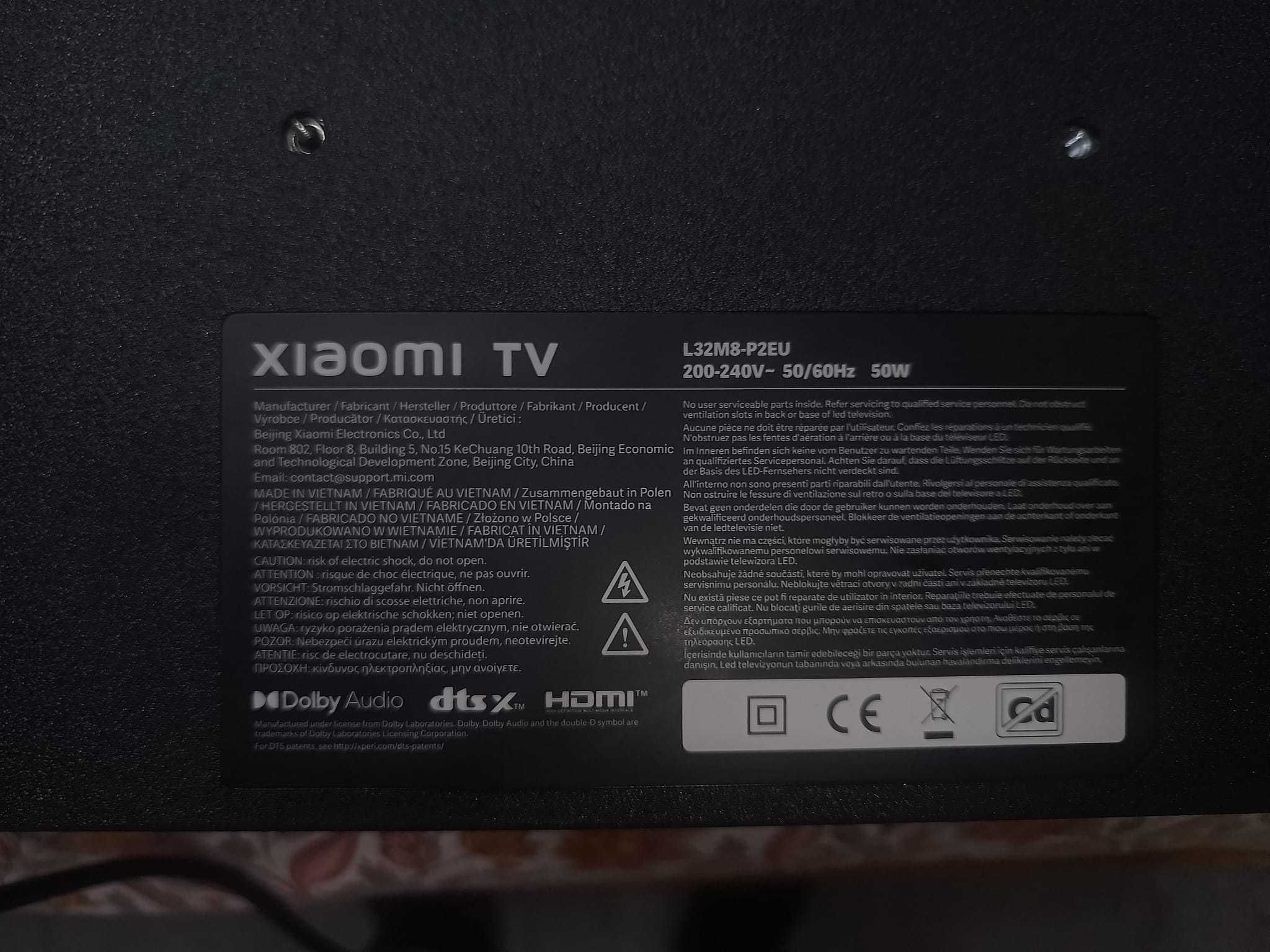 TV XIAOMI 32" ecran partido