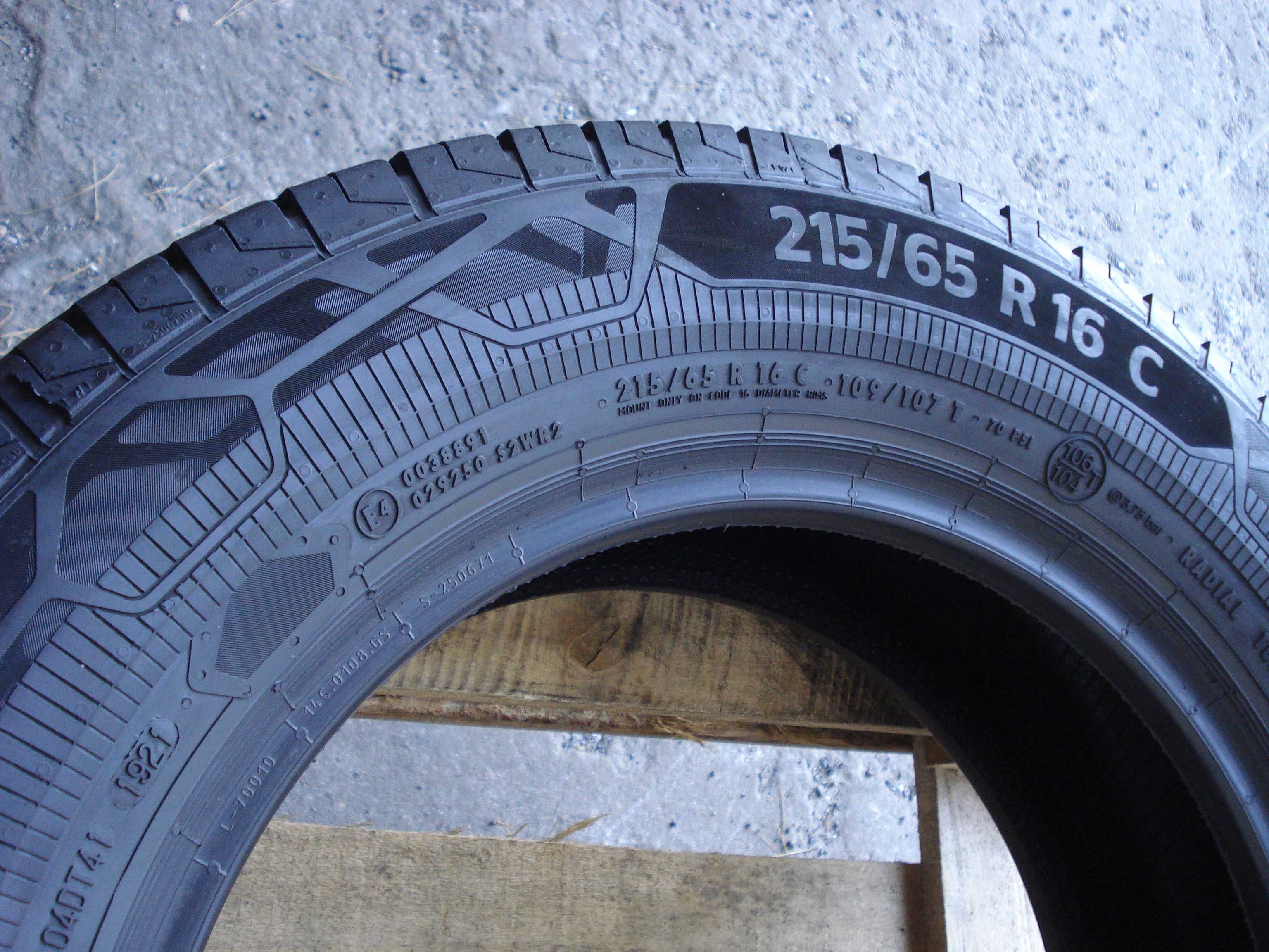 Continental Van Contact Eco  215/65 r 16 C  2 - sztuki letnie