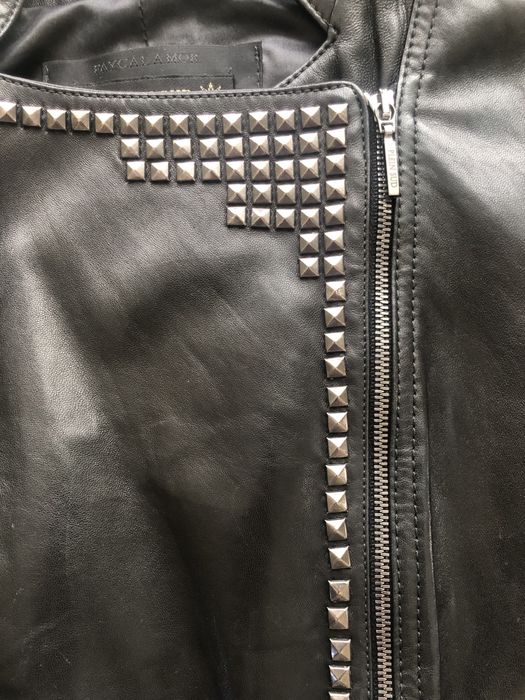 Шкіряна куртка Plein Sud вінтаж