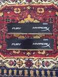 Pamięci RAM typu DDR4 marki HyperX, model Fury.