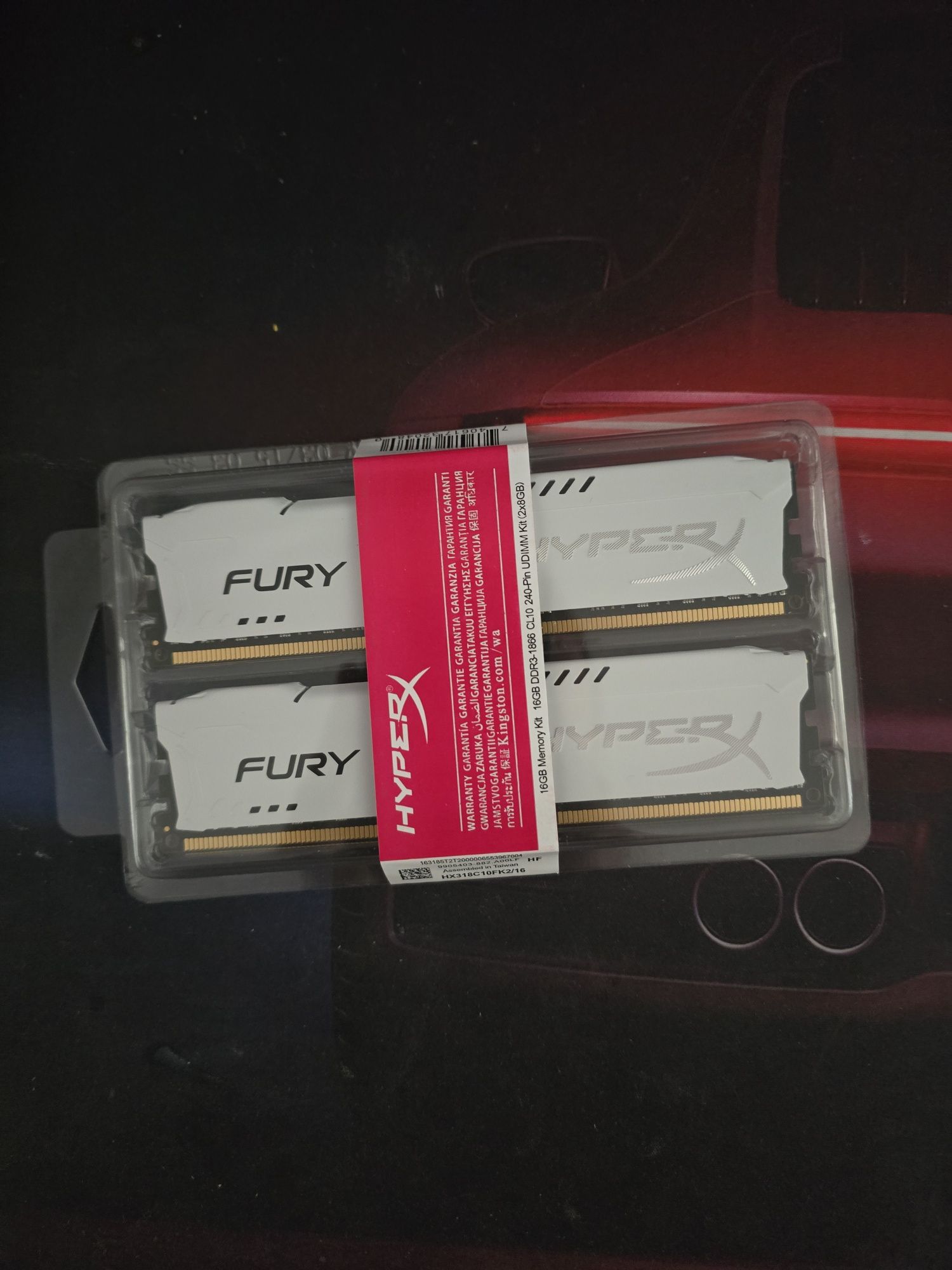 Оперативна пам'ять Kingston Fury ddr3 8gb 1866