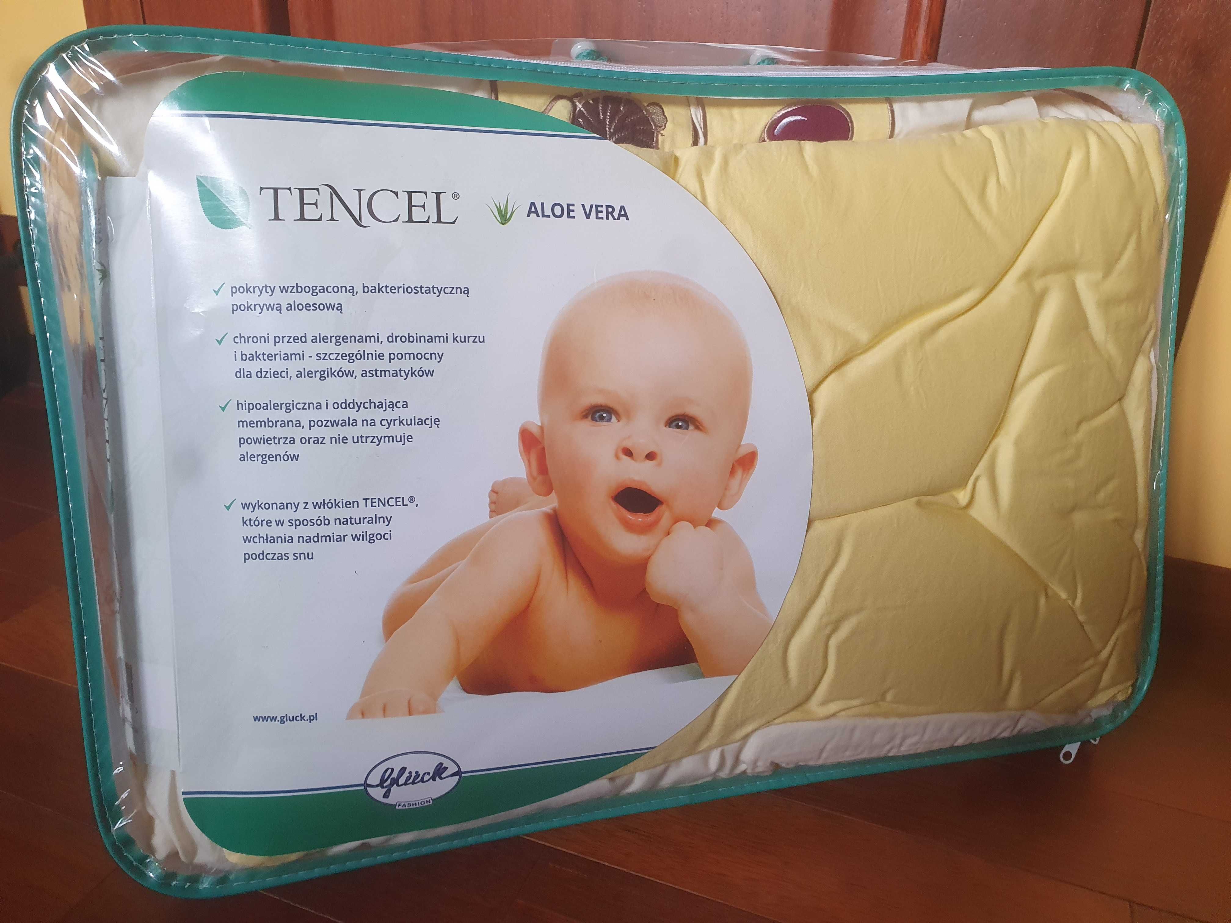 Pościel Tencel Aloe Vera Gluck 120x60 nowy zestaw
