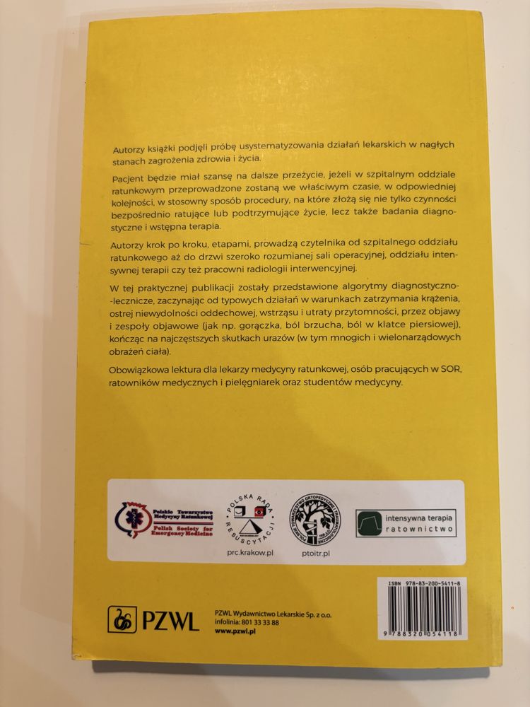 Algorytmy diagnostyczne i lecznicze w praktyce SOR