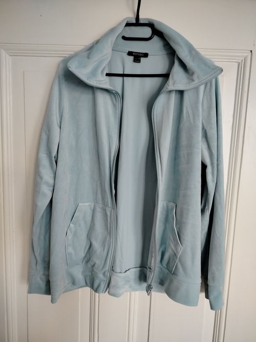 Bluza damska rozpinana welurowa rozmiar 44/46