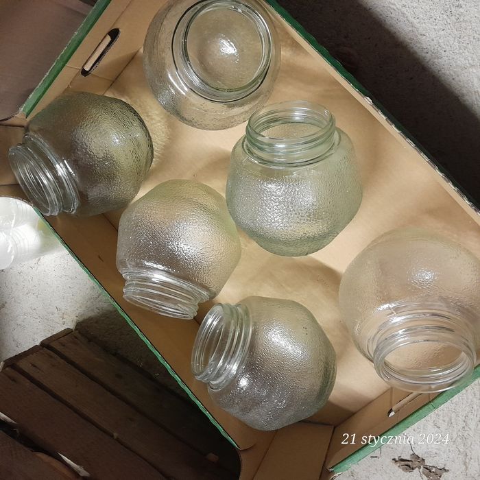 Lampa przemysłowa z podstawą porcelanową