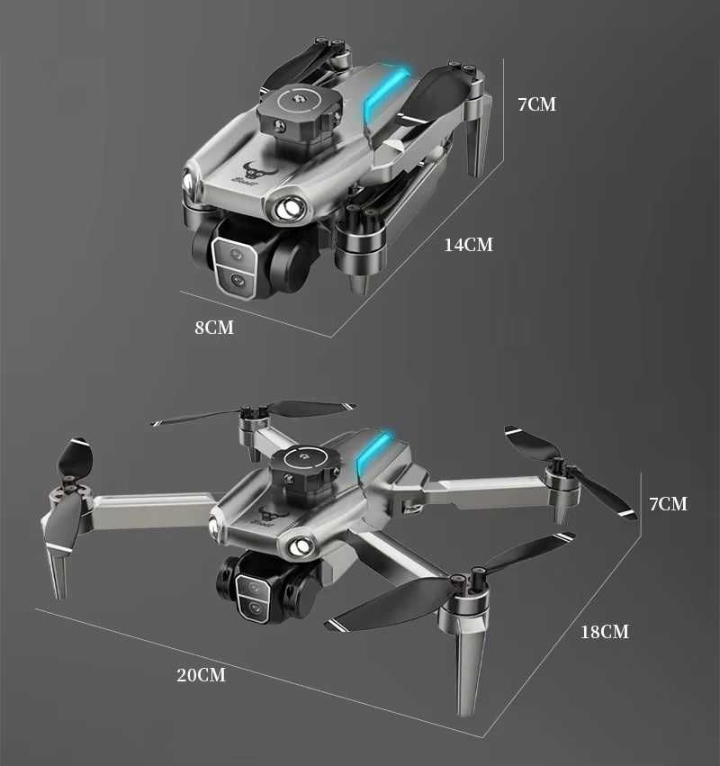 Dron SG109 MAX RC GPS WiFi 1200 m z ekranem LED.