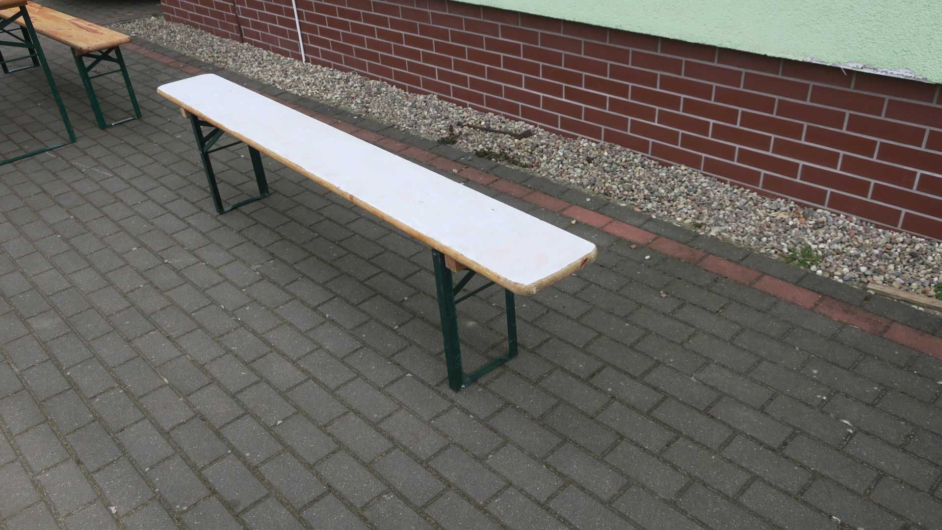 Ogródek piwny ławka składana 220x25cm.
