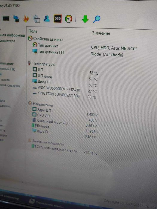 Asus K53BE 15.6/SSD/HDD/WebCam/Графіка/АКБ