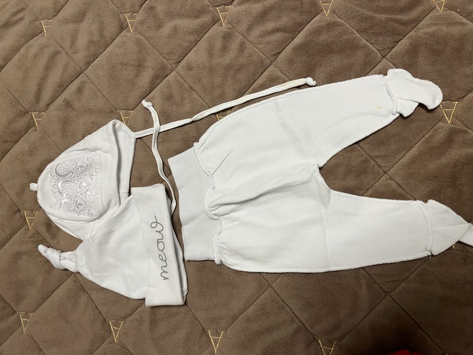 Теплі чоловічки для немовляти 0–2міс, флісовий і велюровий