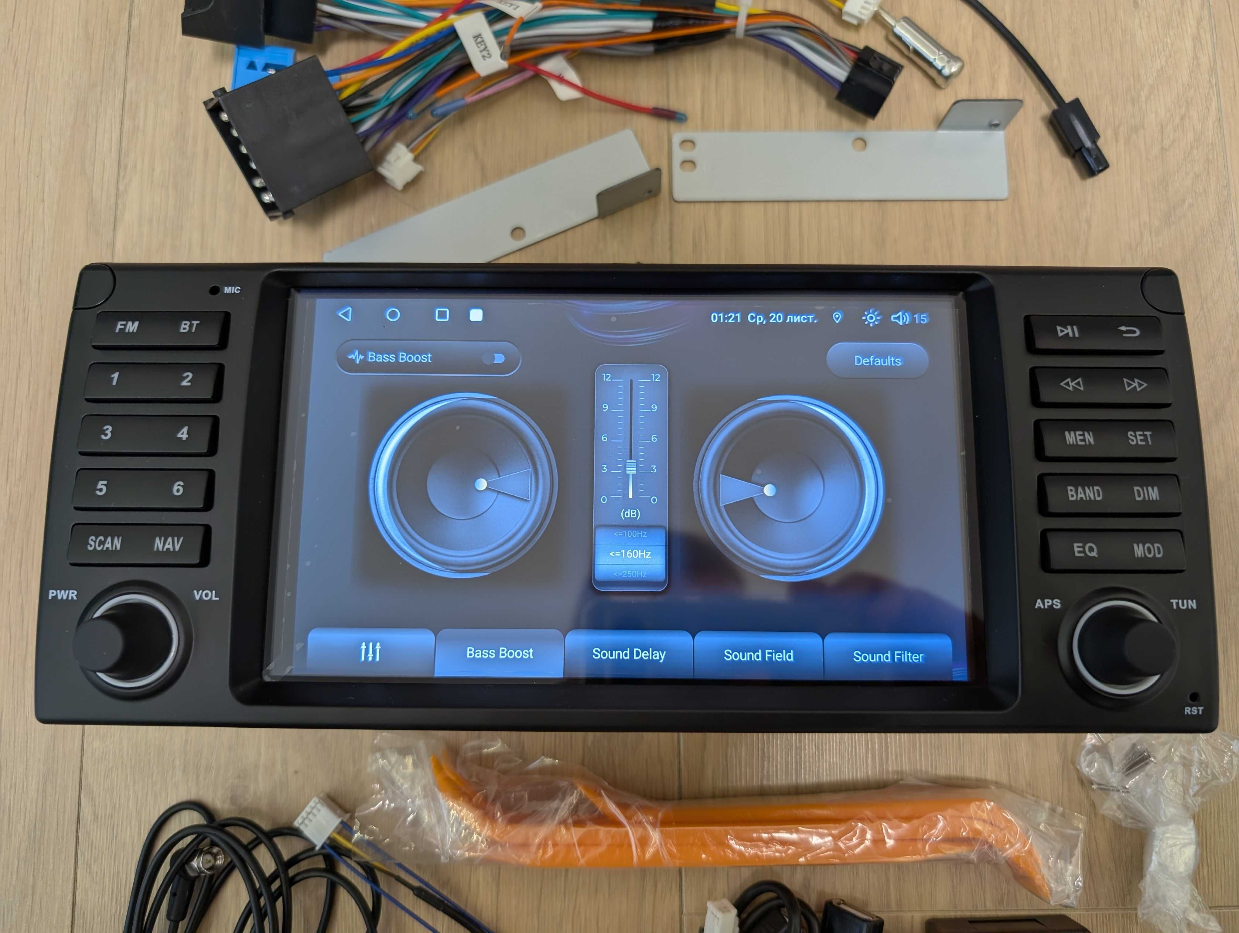 Магнітола 8" 4/64GB BMW 5 E39 1995-2003 E53 E38 CarPlay Android Auto