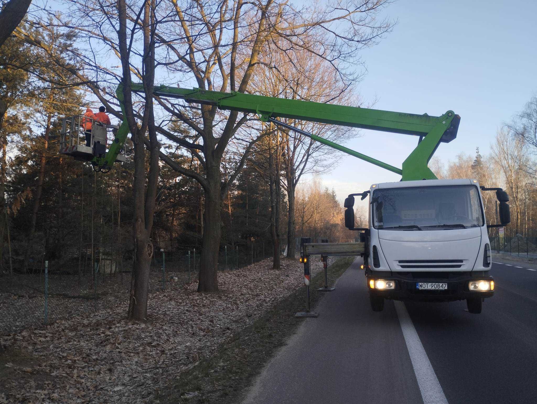 Podnośnik koszowy, wysięgnik, zwyżka, wynajem 24h