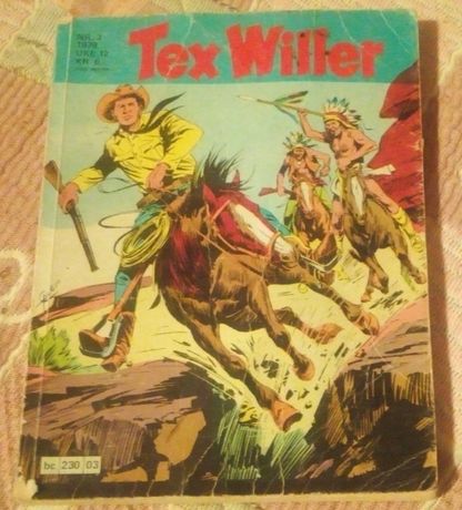 Tex Willer - komiks kolekcjonerski czarno- biały nr 3/1979