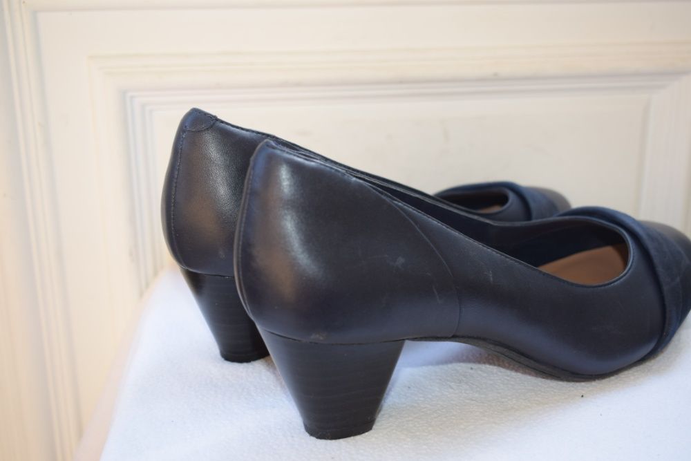 кожаные туфли балетки Clarks р.43 28 см мокасины р.11 1|2 лодочки