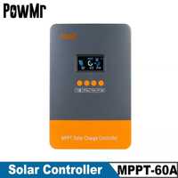 Controlador MPPT 60A novo 12v, 24v, 36v e 48v automático