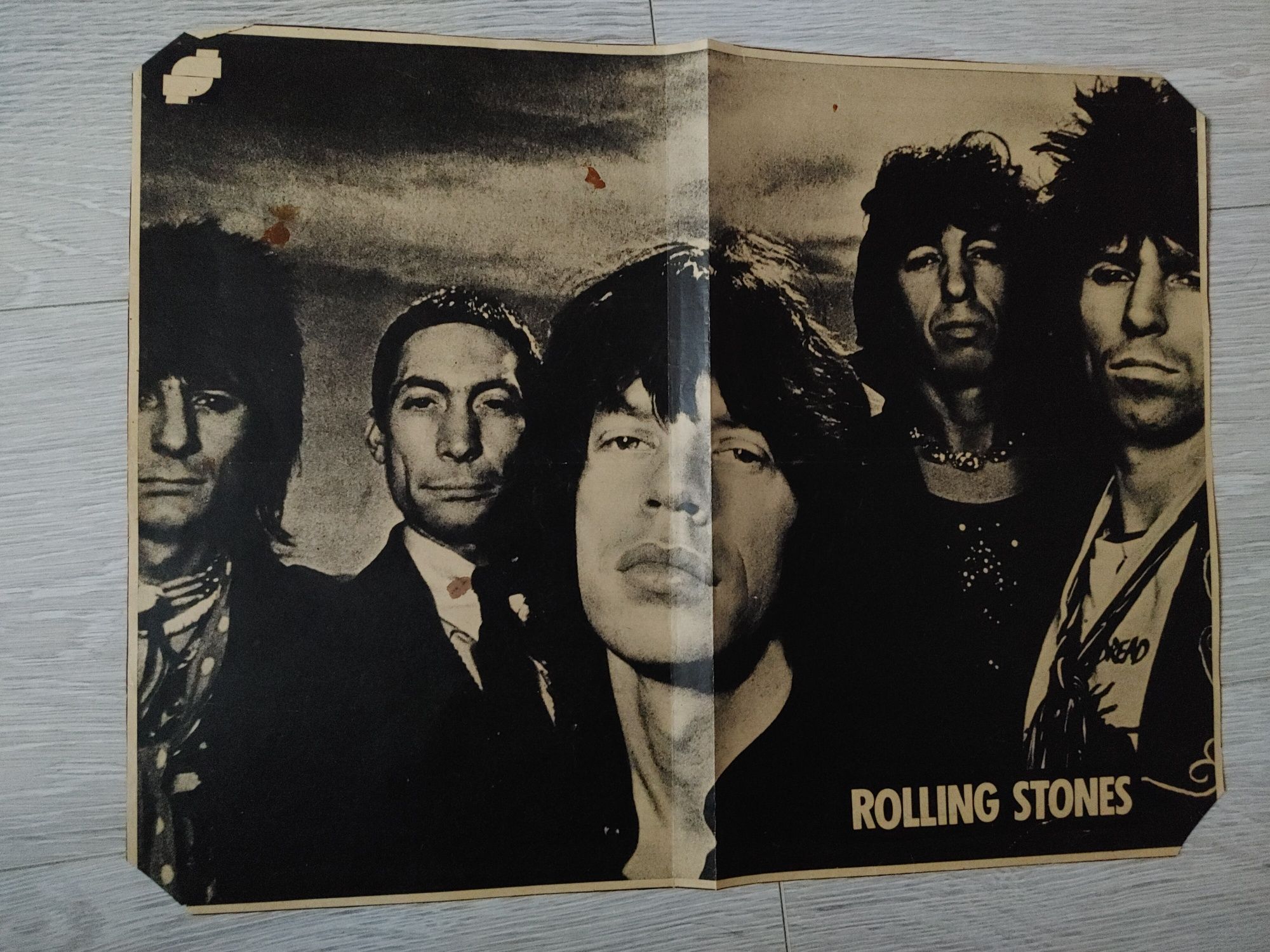 Stary plakat Rolling Stones