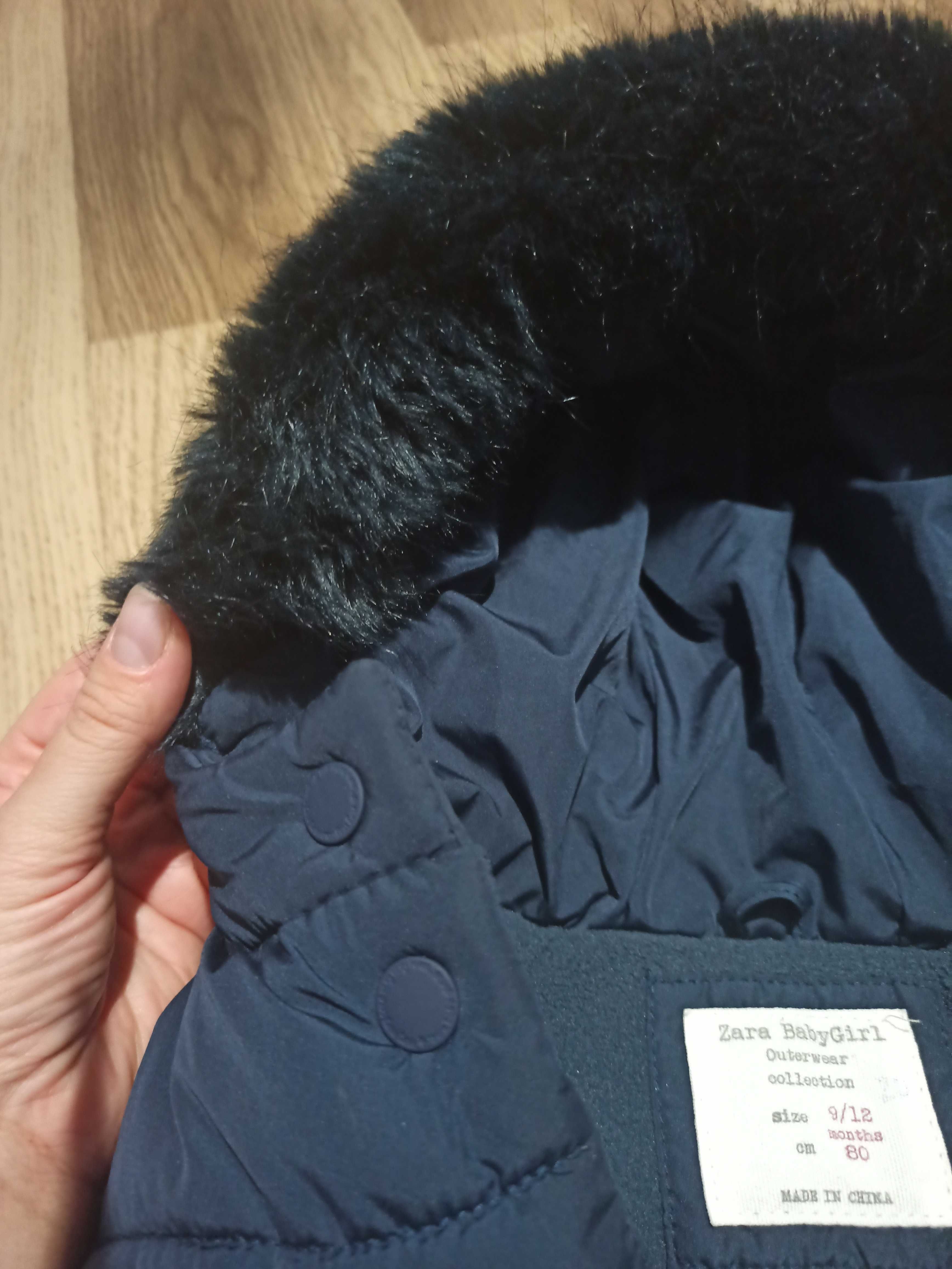 Niemowlęca kurtka zimowa Zara - rozmiar 80
