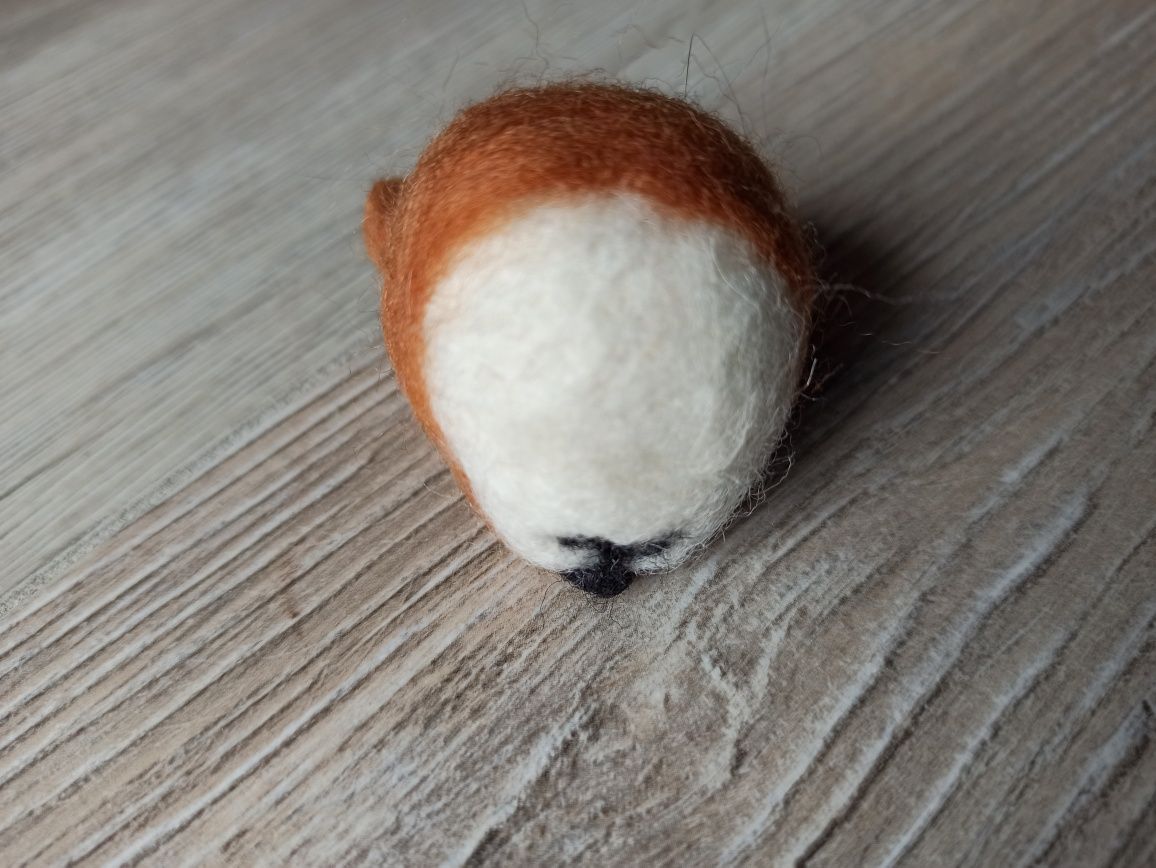 Bombka z filcu pies rękodzieło Shiba Inu Akita handmade Pieseł Doge