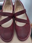 Buty damskie skórzane brąz
