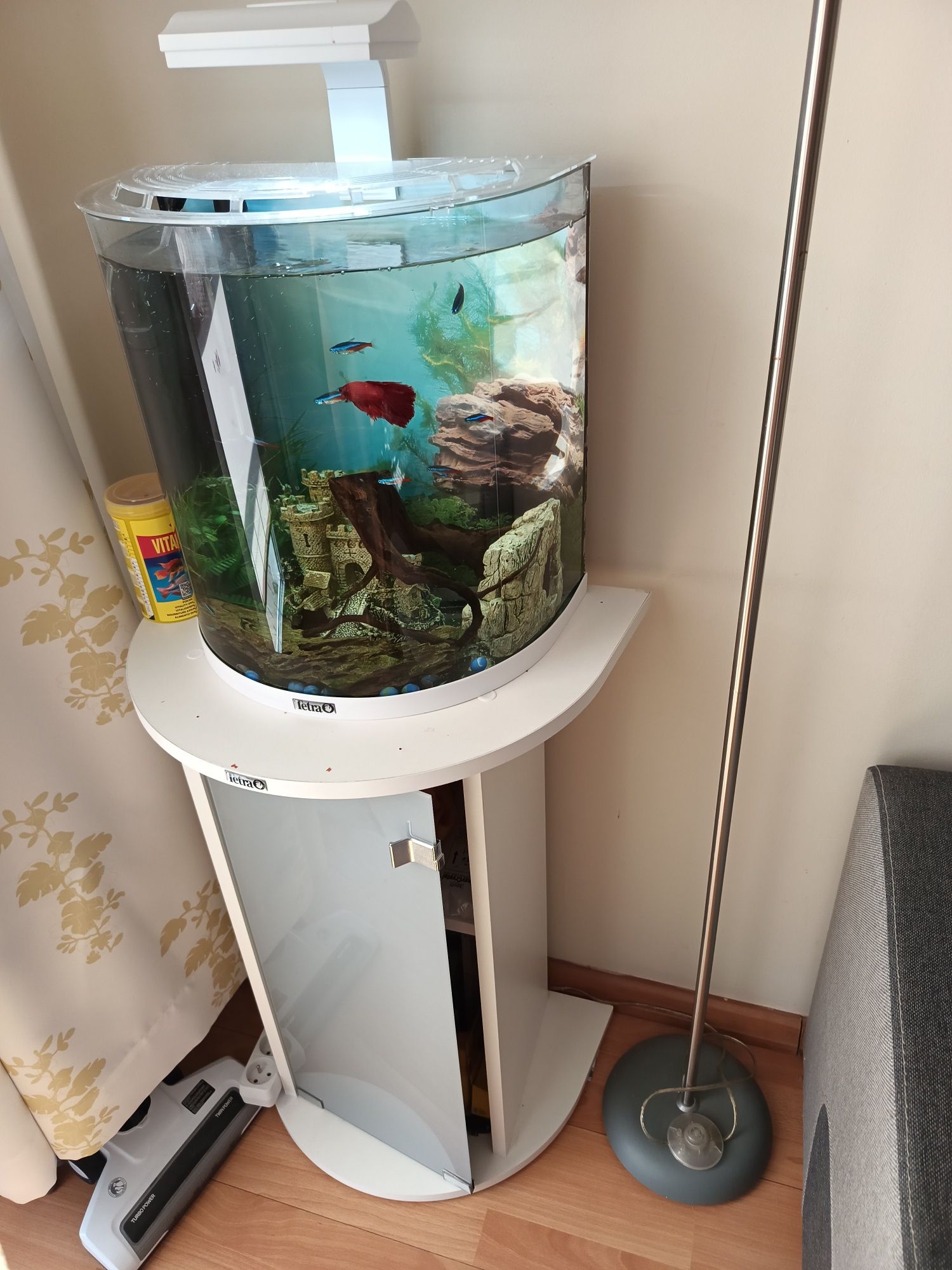 Zestaw Tetra akwarium plus szafka oryginalny