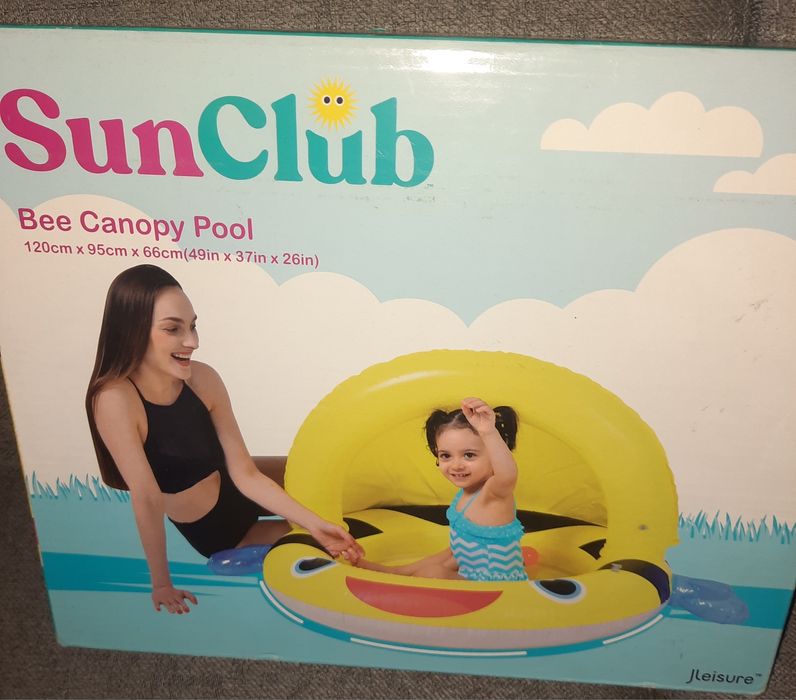 Nowy mały basen tęcza