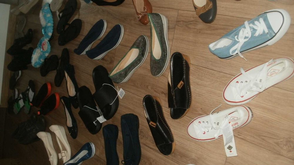 buty damskie, duży zestaw - nowe i używane
