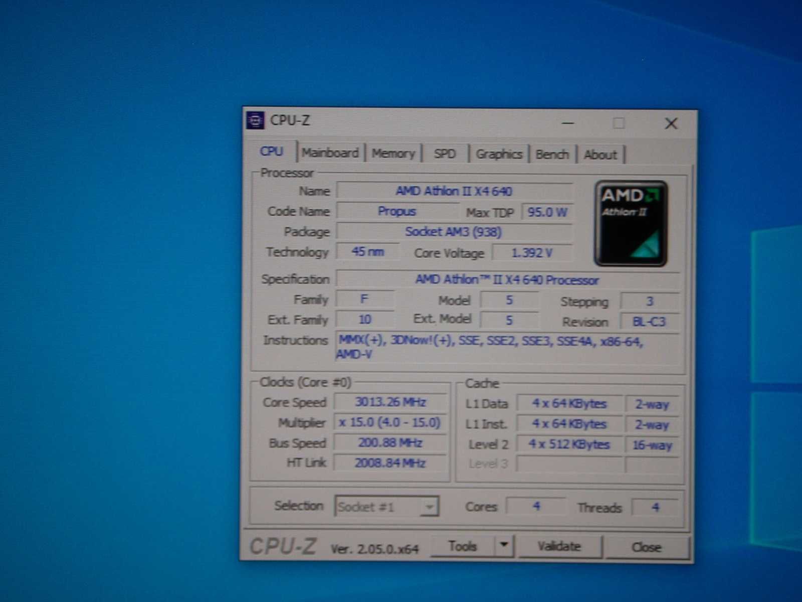 Komputer ASUS AMD Athlon II x4 640 3,00 GHz , AMD HD 5570 , Windows 10
