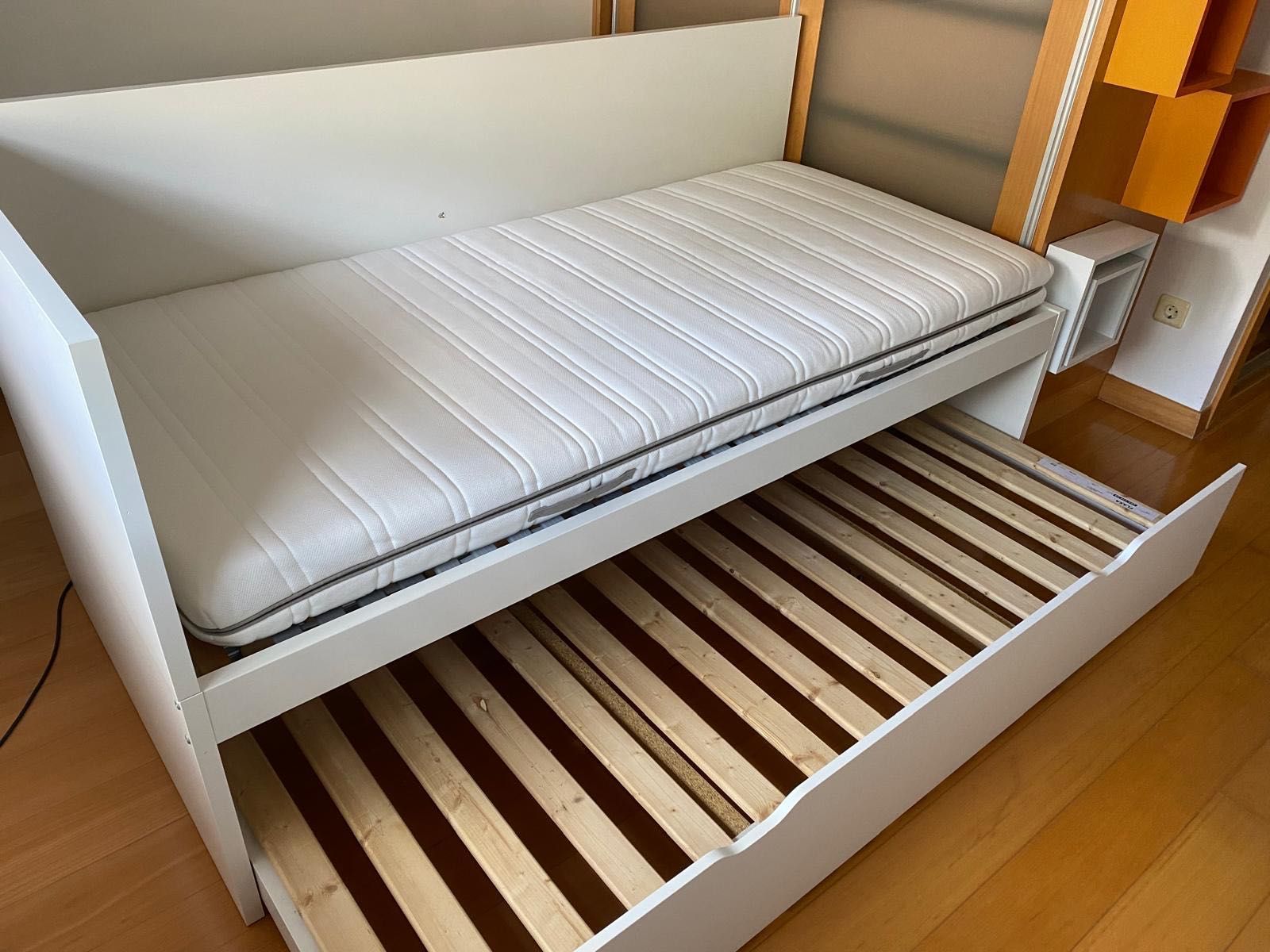 Cama individual dupla - flaxa Ikea