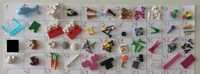 klocki LEGO FRIENDS mieszane zwierzątka kwiaty lody narzędzia 80 sztuk