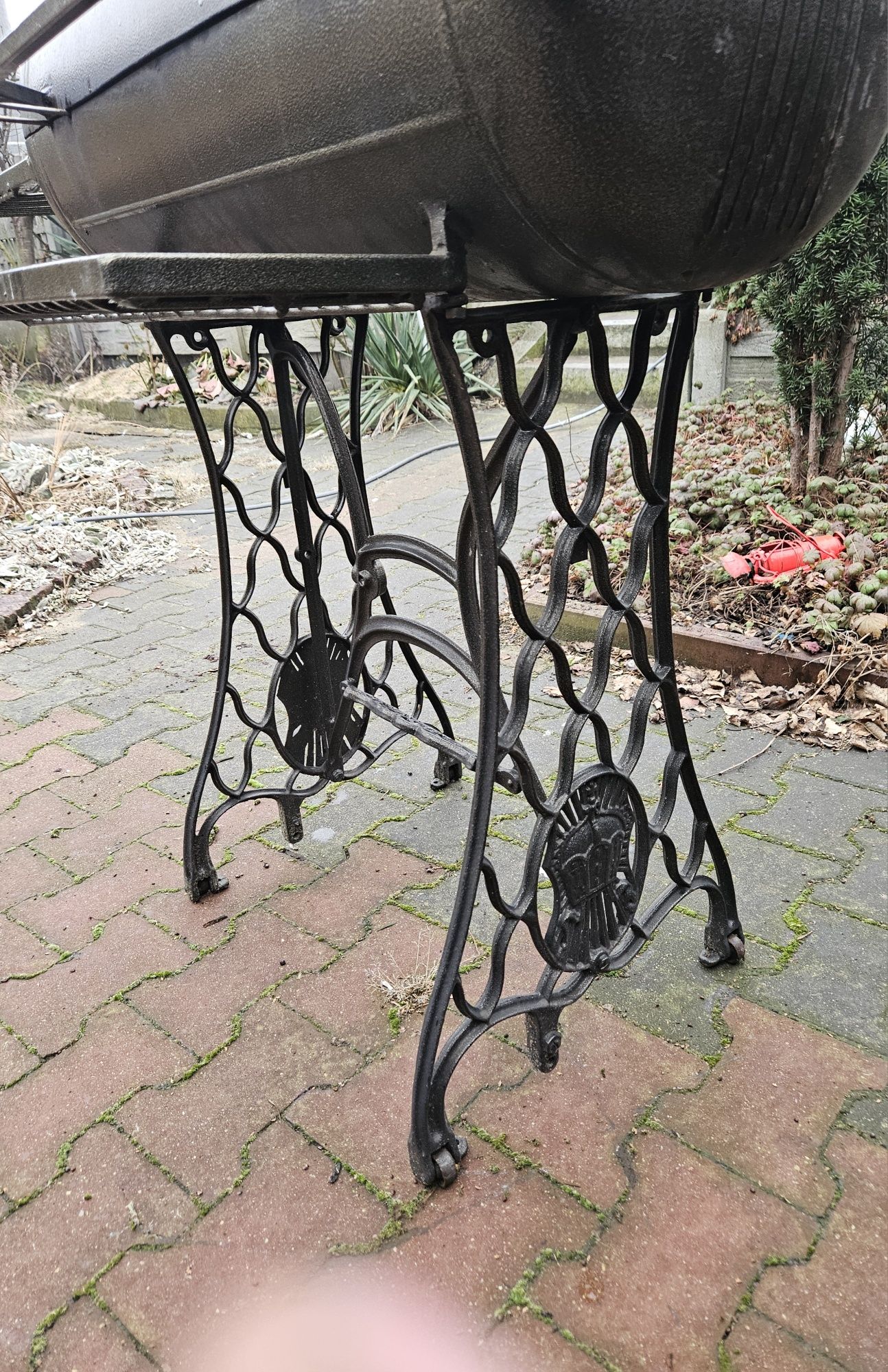 Grill Ogrodowy - Duży i Stylowy - Oryginał - Malowany Proszkowo -Retro