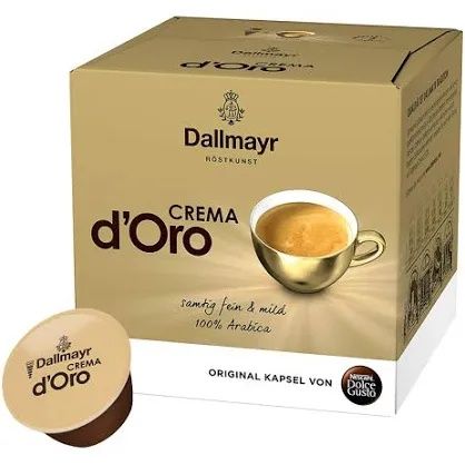 Kawa w kapsułkach Dolce Gusto Dallmayr Crema d'ORO 3x16 szt. z Niemiec