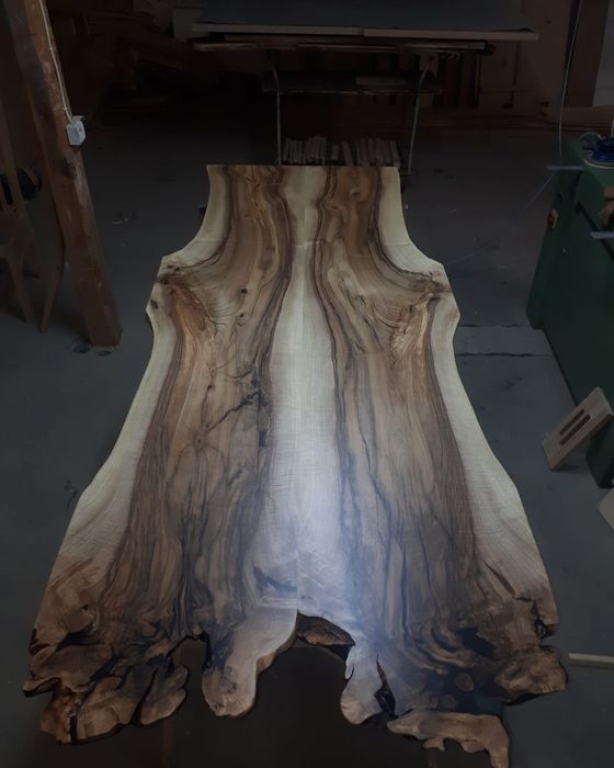 Monolit stół jesion dąb orzech blat drewniany drzewo live edge wood