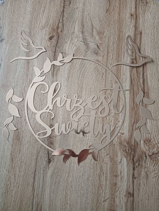 Girlanda, baner, toper - chrzęst święty, roczek