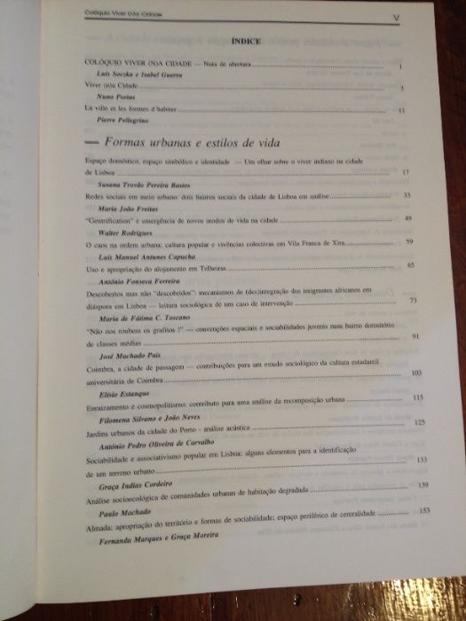 Colóquio Viver (n)a Cidade