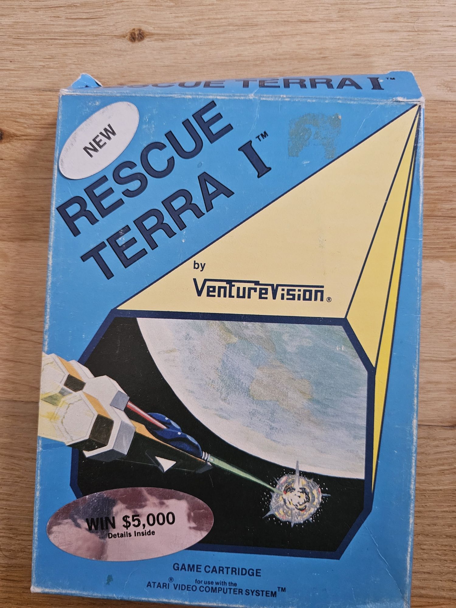 Rescue Terra 1 Atari 2600 Gra Cartridge