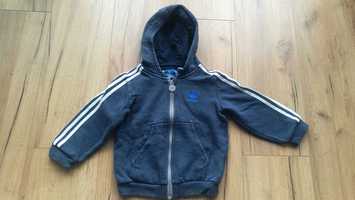 Bluza Adidas 98 rozpinana z kapturem