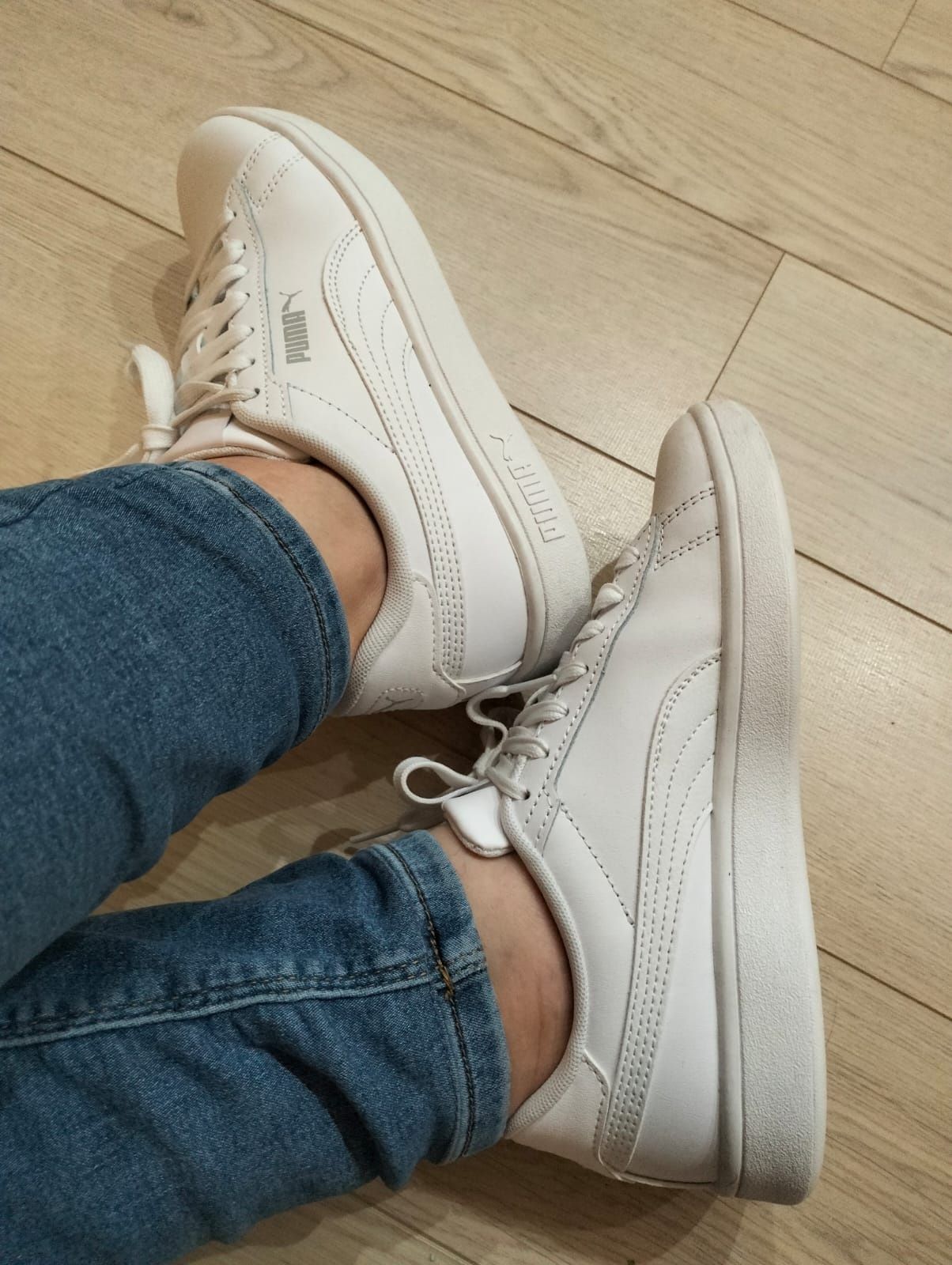 Jak nowe damskie sneakersy skórzane rozmiar 35,5