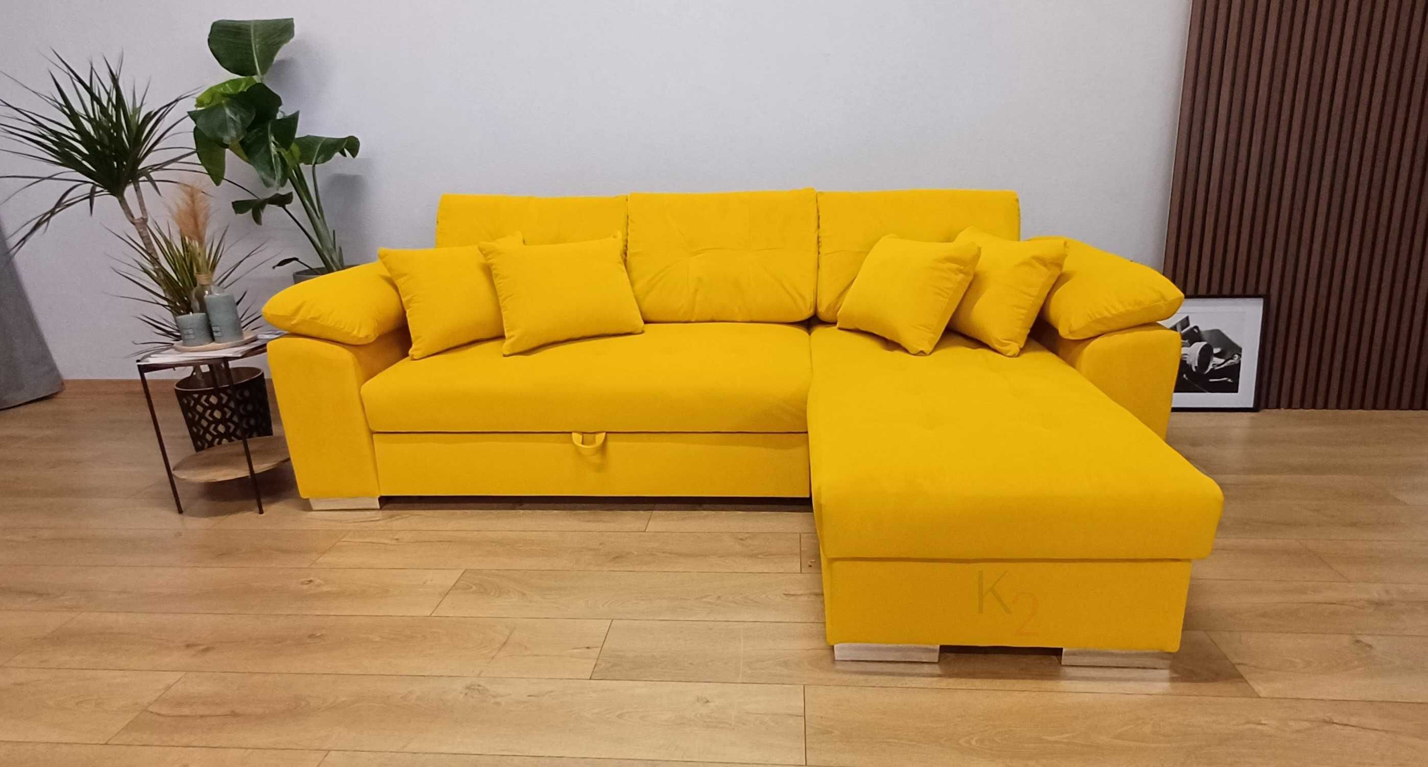 Narożnik DENVER rogówka sofa łatwo czyszczący USB hotelowy +gratis