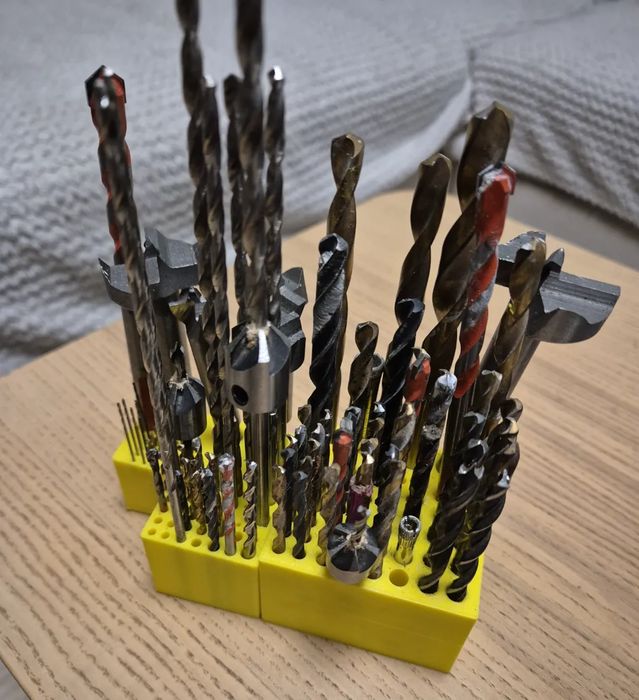 Organizador Modular de Brocas de Vários Diâmetros